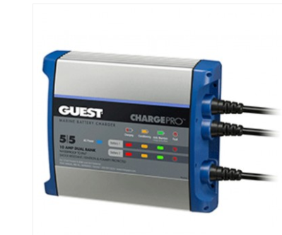 Battery Charger 10A/12V On-Board 2 Bank 120V Input by Guest